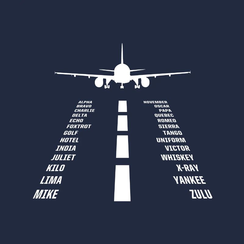 Pilotenalphabet Pilot Flugzeug