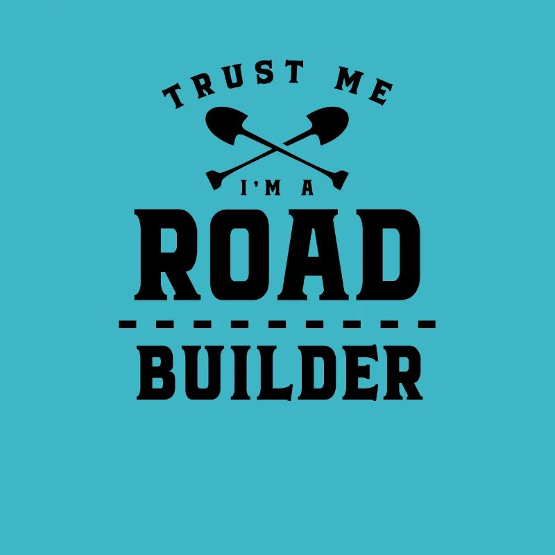 Road construction asphalt team road builders construction workers