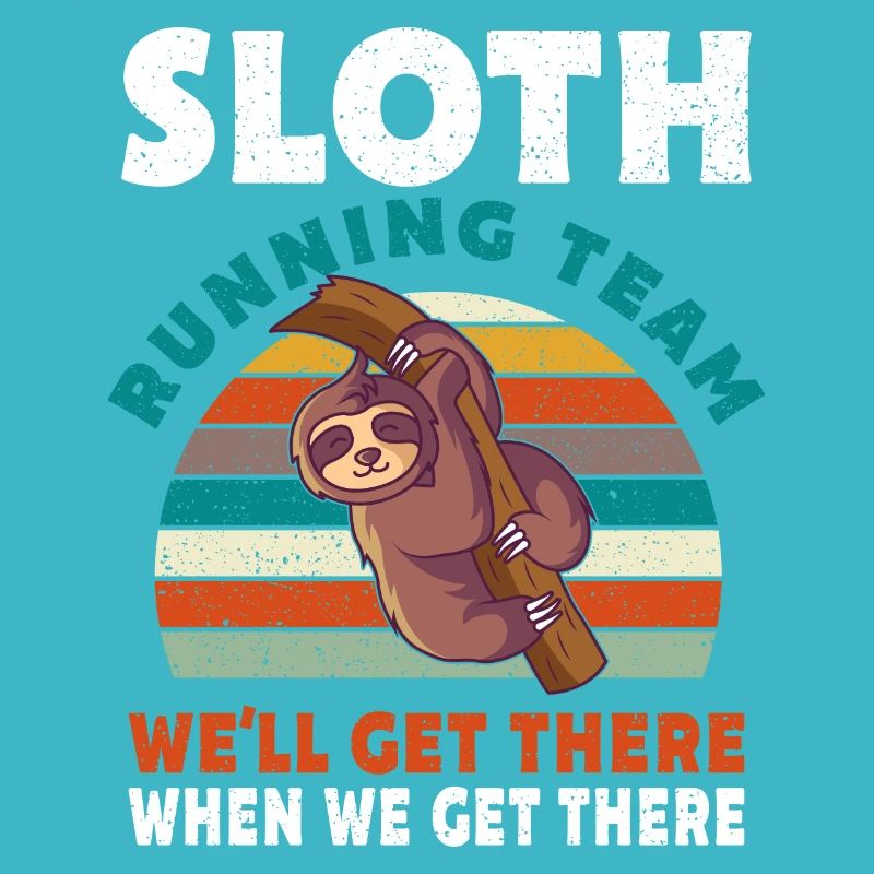 Sloth Running Team Geschenk