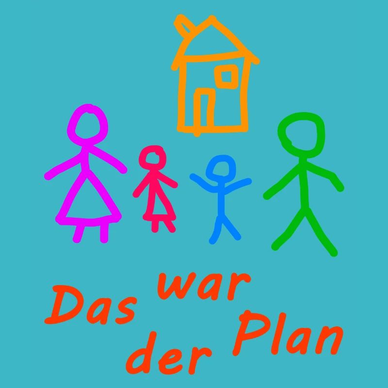 Das war der Plan - Kinderzeichnung