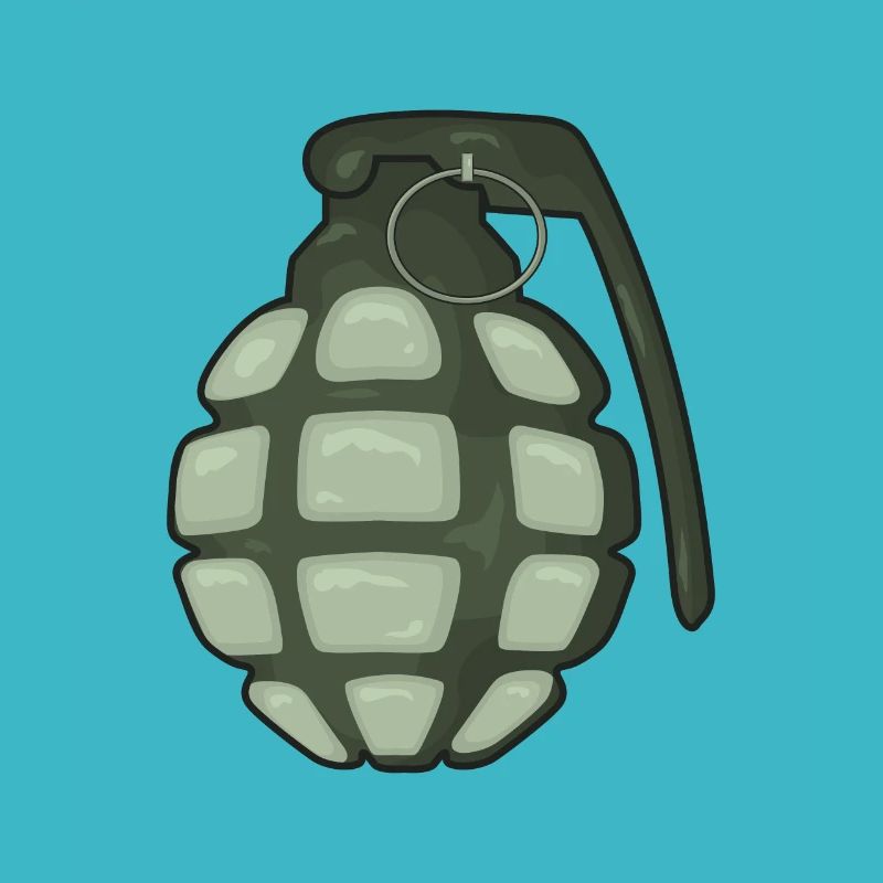 Jeu de gamer de grenade à main