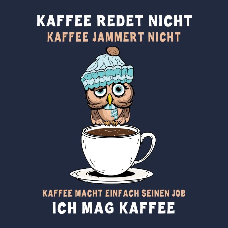 Kaffee Redet Nicht Eule - Nachteule Eulencafe