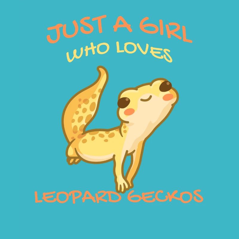 Nur Ein Mädchen, Das Leopard Gecko Gekko Lizard