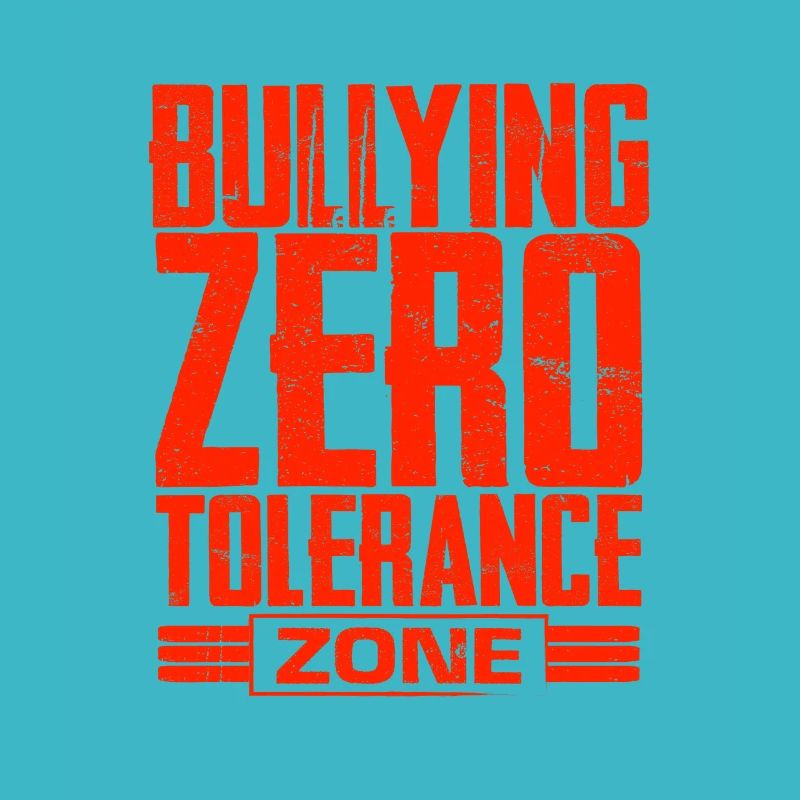 Cadeaux anti-intimidation Zone de tolérance zéro Non