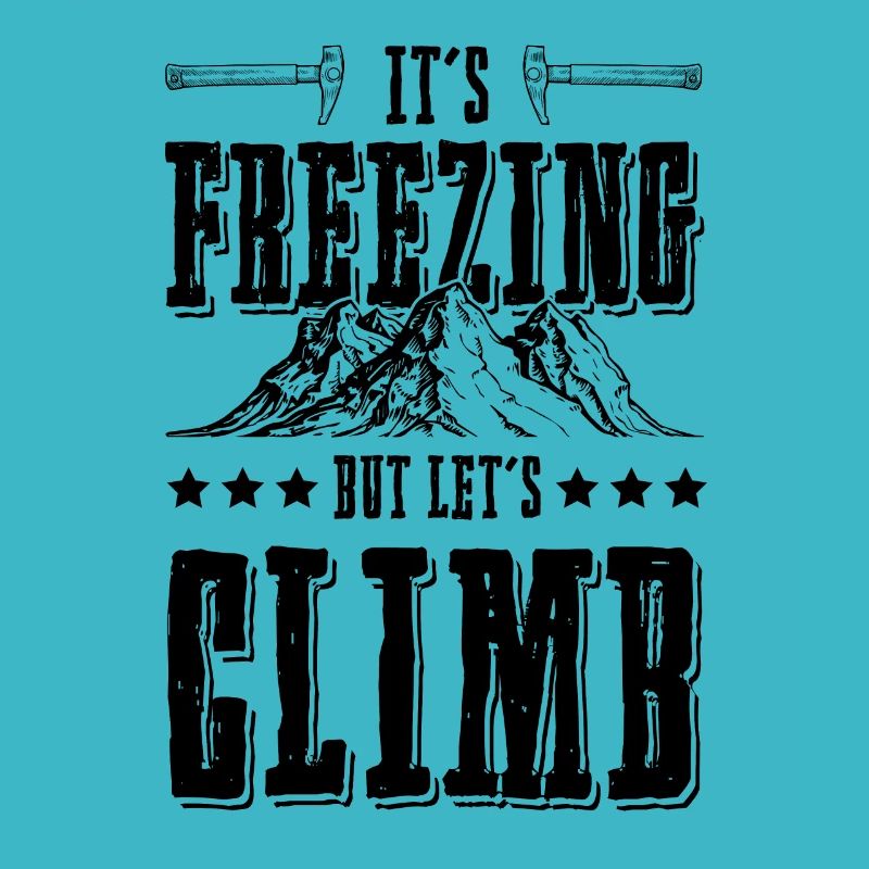 frost mountains ice climbing