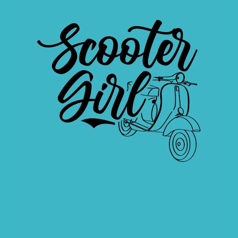 Scooter moped scooter moped rider