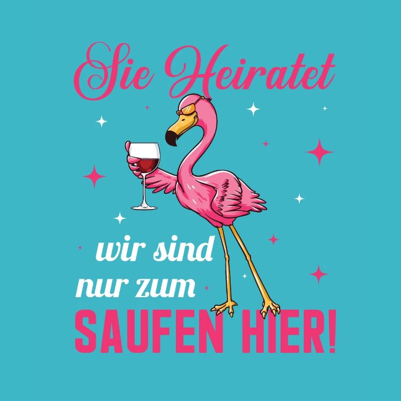 Flamingo JGA Geschenk Junggesellenabschied Party