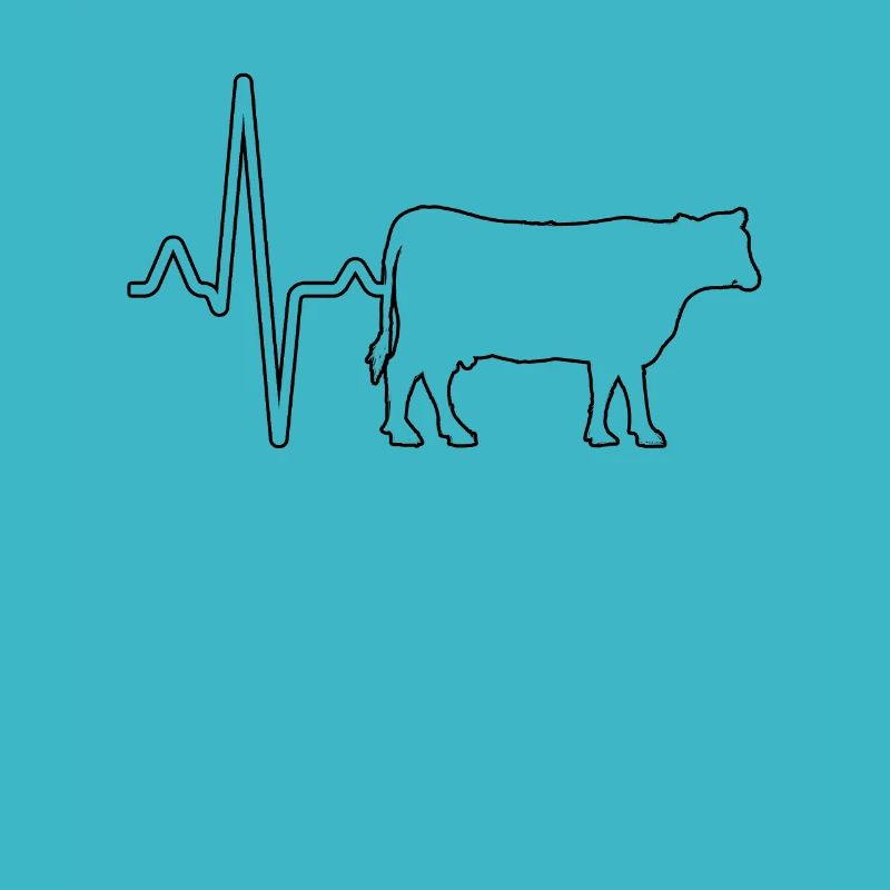 Battement de cœur de bœuf de vache