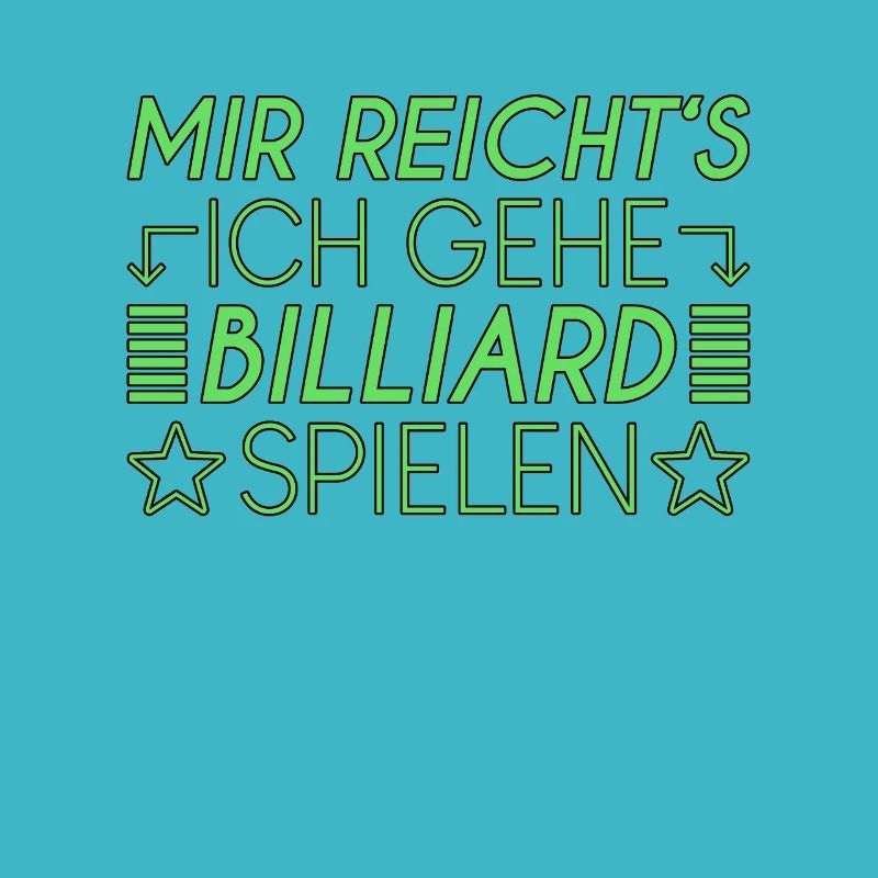 Billiard Spruch