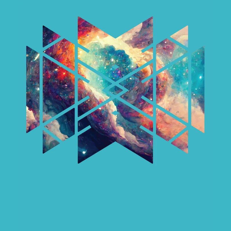 Sacred Geometry Nebula Colorful Universe Outer