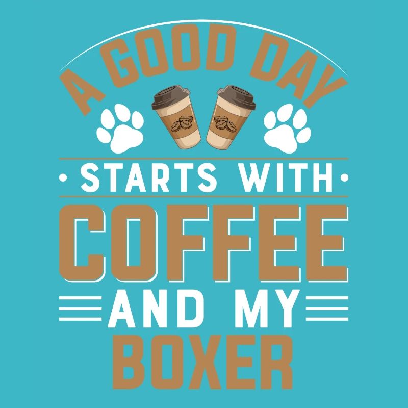 Deutscher Boxer Hund Kaffee - Hunde Herrchen