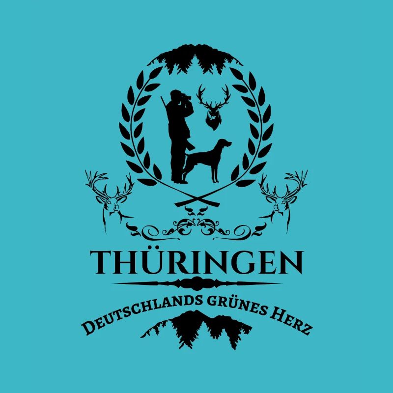 Le cœur vert de Thuringe-Allemagne