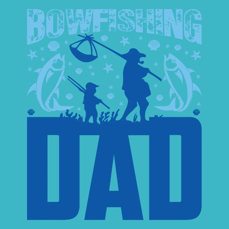 Bogenfischer Bogenfischen Bogenangeln Vater Papa