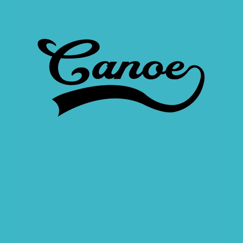 Canoe Canoeing lettering