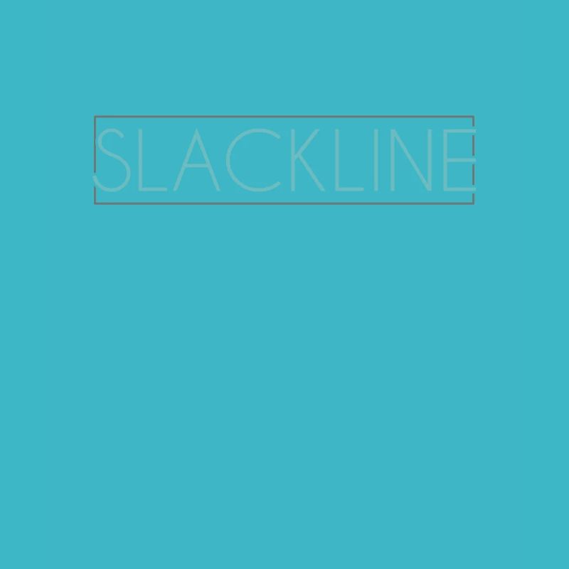 Slackline Schriftzug