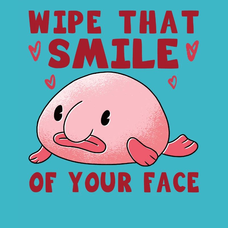 Blobfish Costume - Ugly Blob Fish Face -