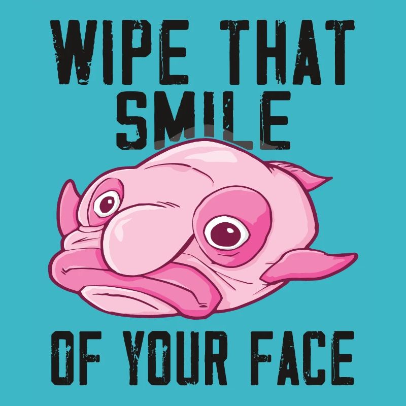 Blobfish Costume - Ugly Blob Fish Face -