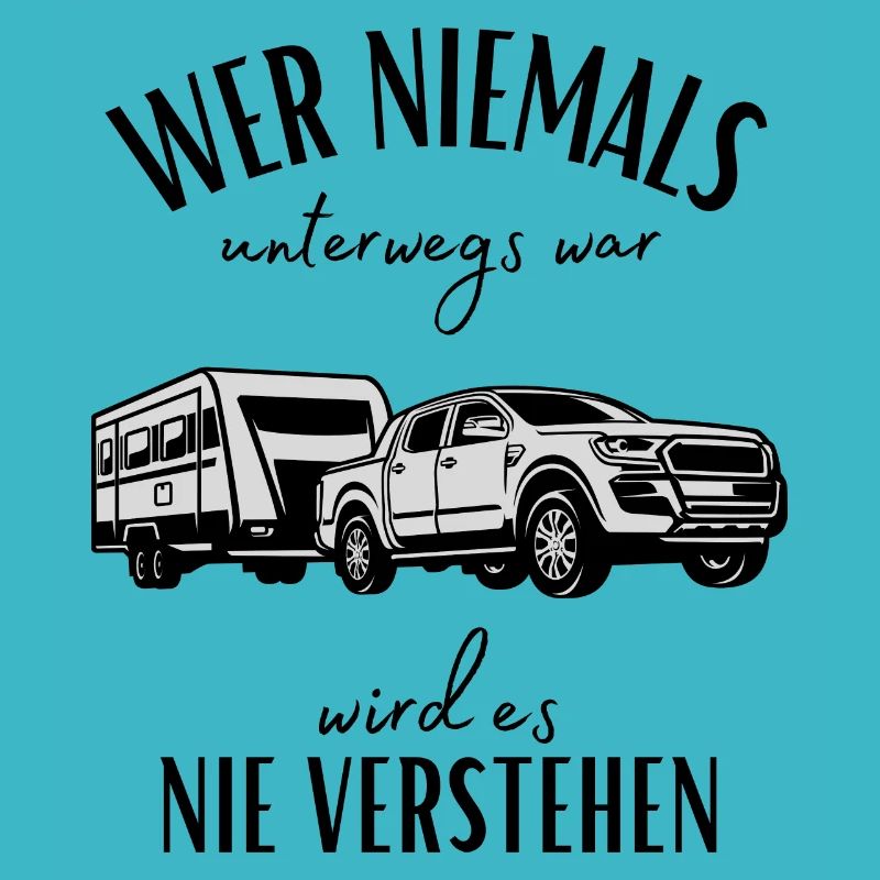 Camper and Caravan Saying-Funny Camper Motif