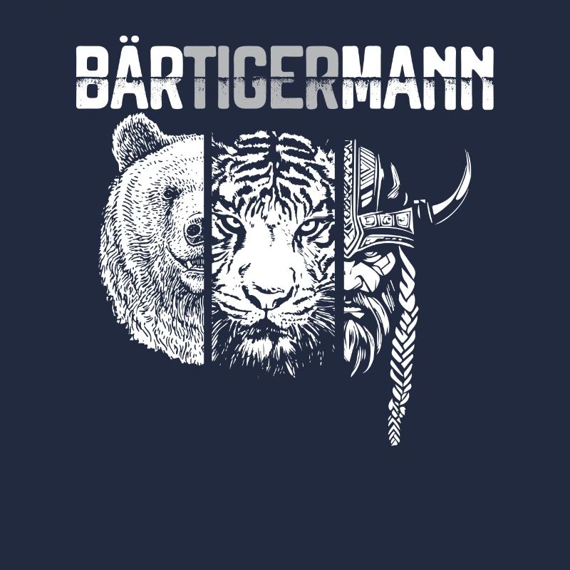 bäBärTigerMann Lustiges Bartträger Tee