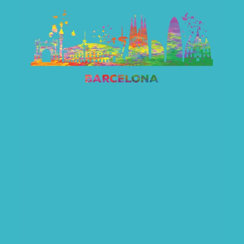 Barcelonische Skyline Barcelona