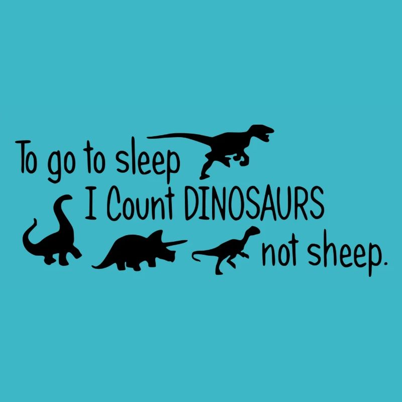 Pour dormir, je compte les dinosaures, pas les moutons