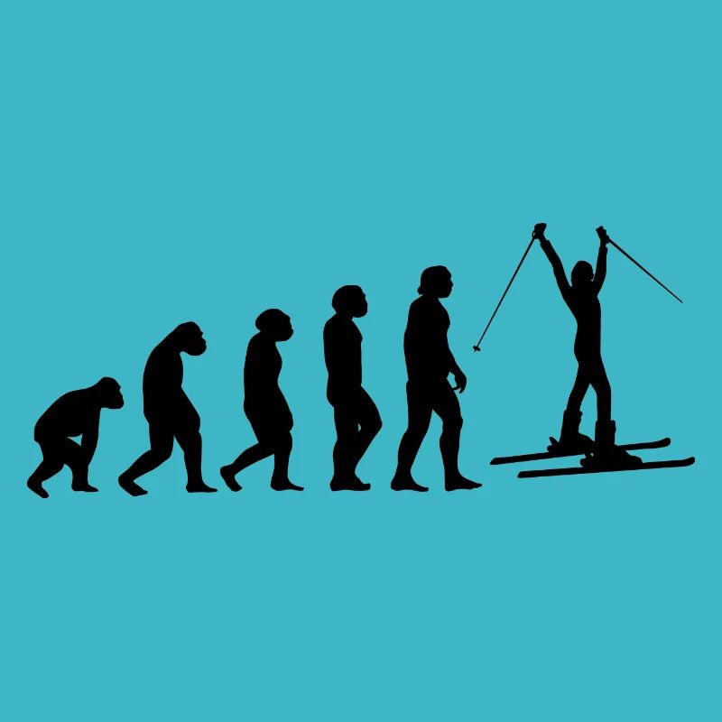 Évolution et ski -