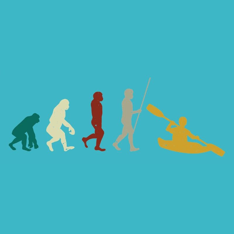 Kanu Kajak Evolution Paddler Kajaker Geschenk