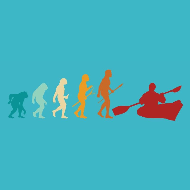 Kanu Kajak Evolution Paddeln Kanufahrer Kanu