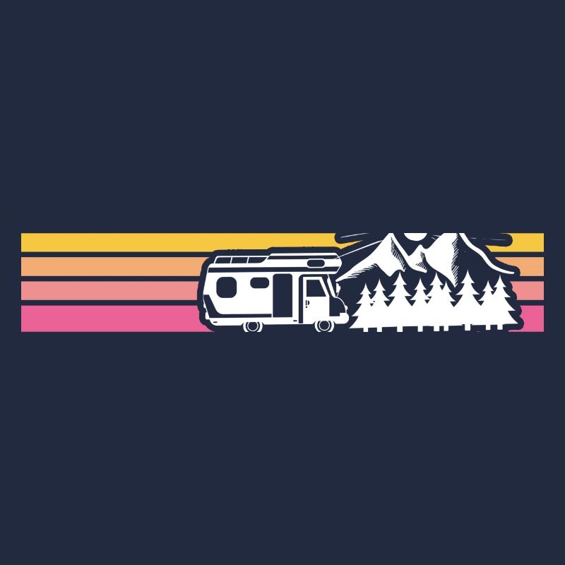 Camper Camping Camping Strip
