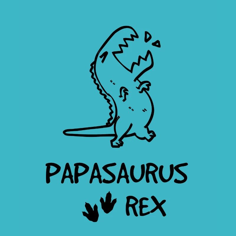 Papasaurus Rex dinosaure Super papi Dino père