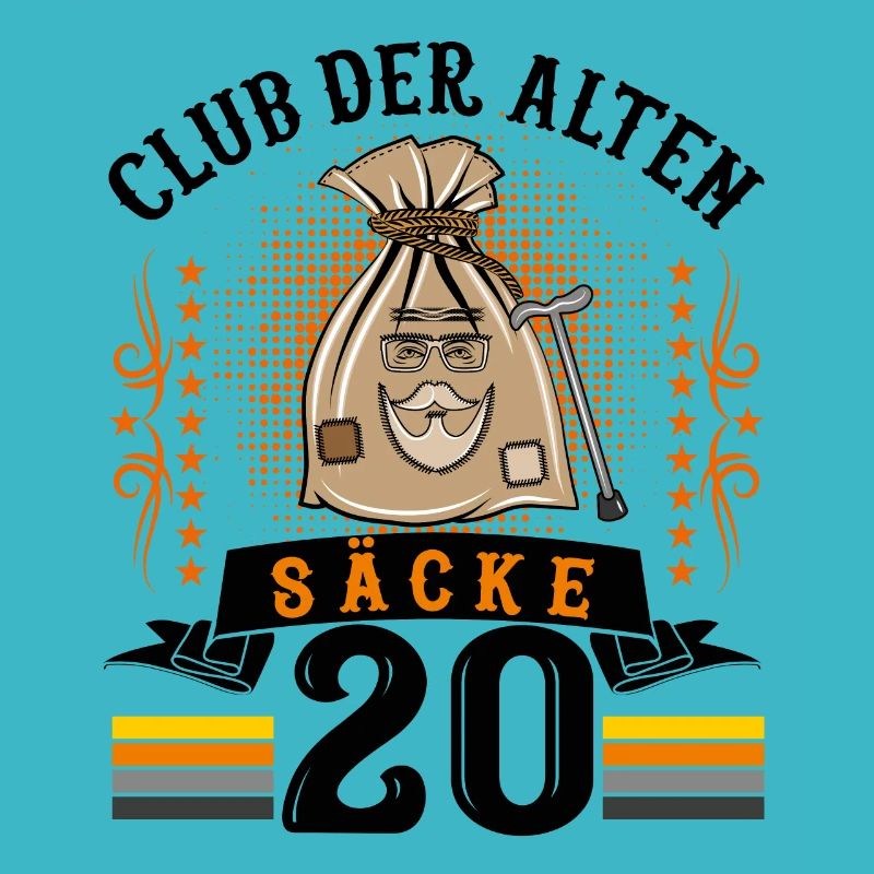 20. Geburtstag Geschenk für Männer Alter Sack 20