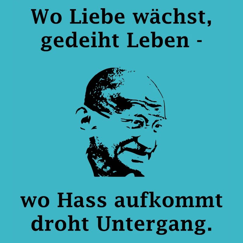 wo liebe wächst gedeiht leben schwarz