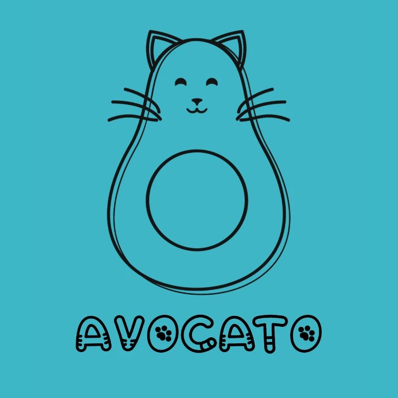A Funny Avocato Cat Avocado Cats