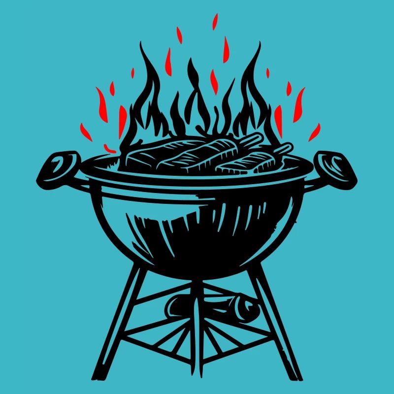 Grill Feuer Grillen Fleisch