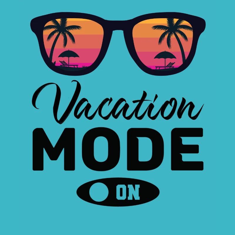 Vacation Mode with Sunglasses Urlaub Modus Brille