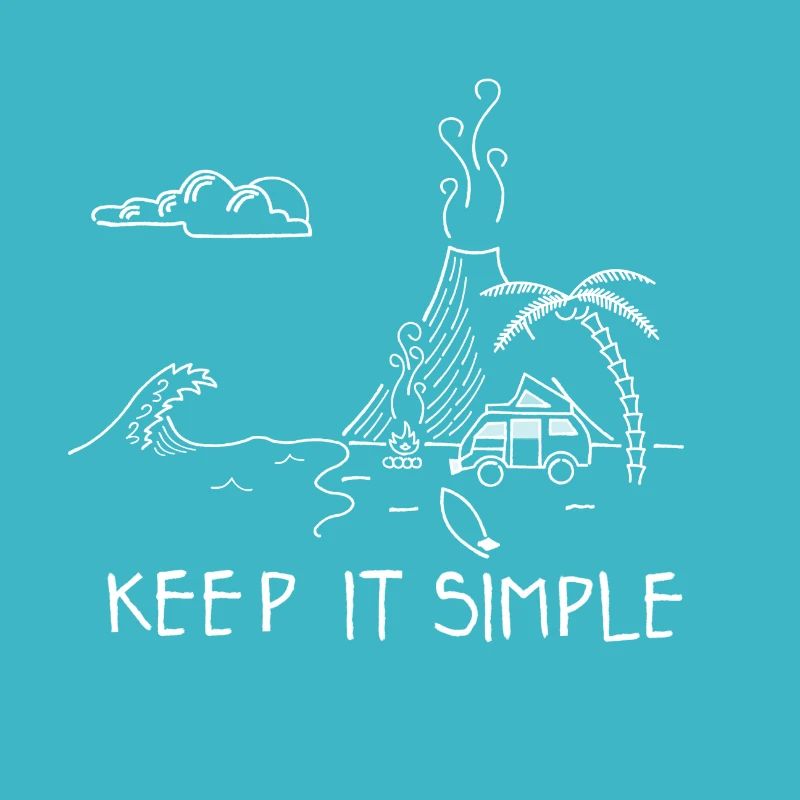 Gardez le surf simple