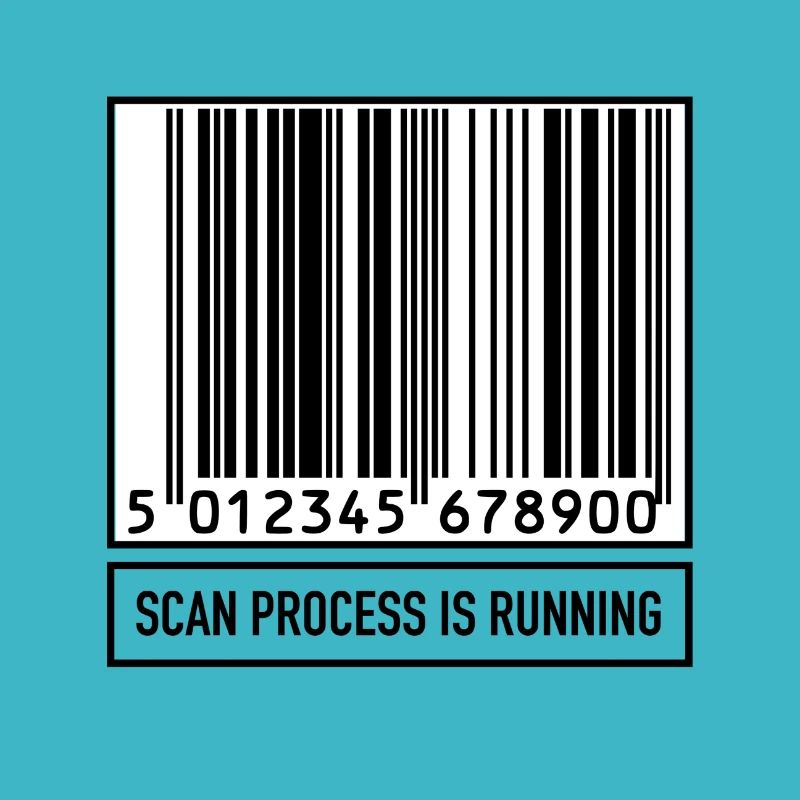 Scan Bar-Code Informatik Technik Geschenk