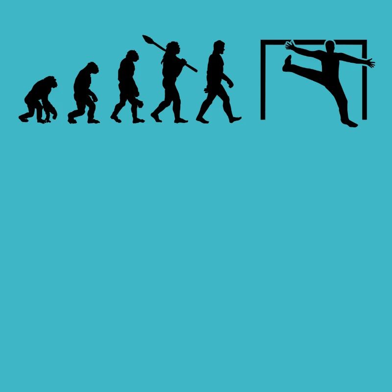 evolution Torwart Handball Fußball Geschenk Mann