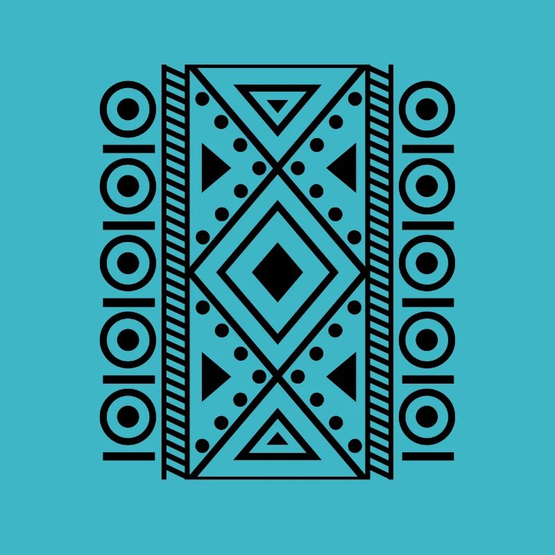 beautiful pattern design black
