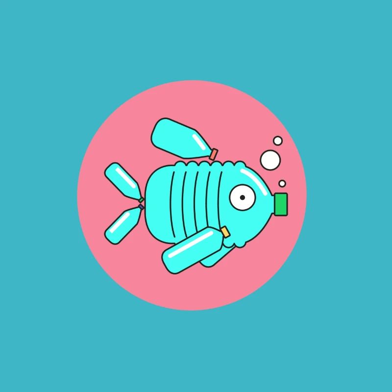 Fish Ocean Plastic