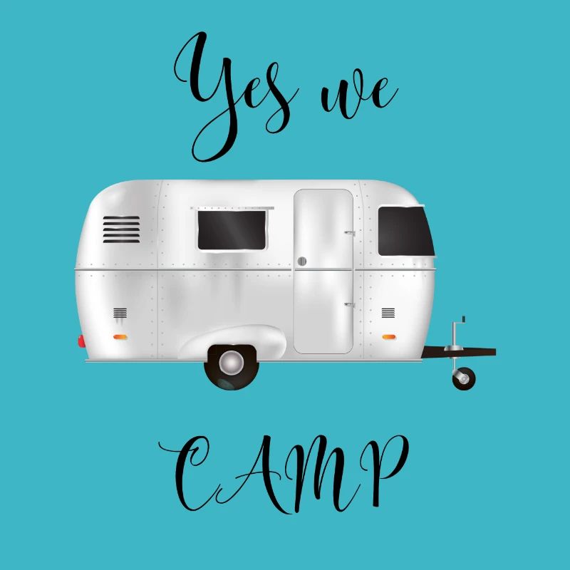 Yes we camp - wohnwagen - schwarz
