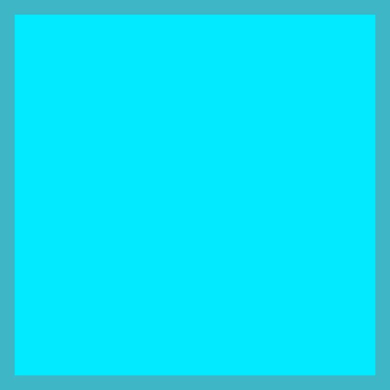Boîte turquoise