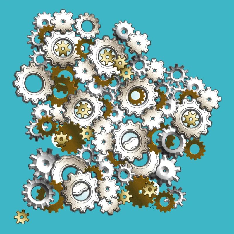 Steampunk engrenages