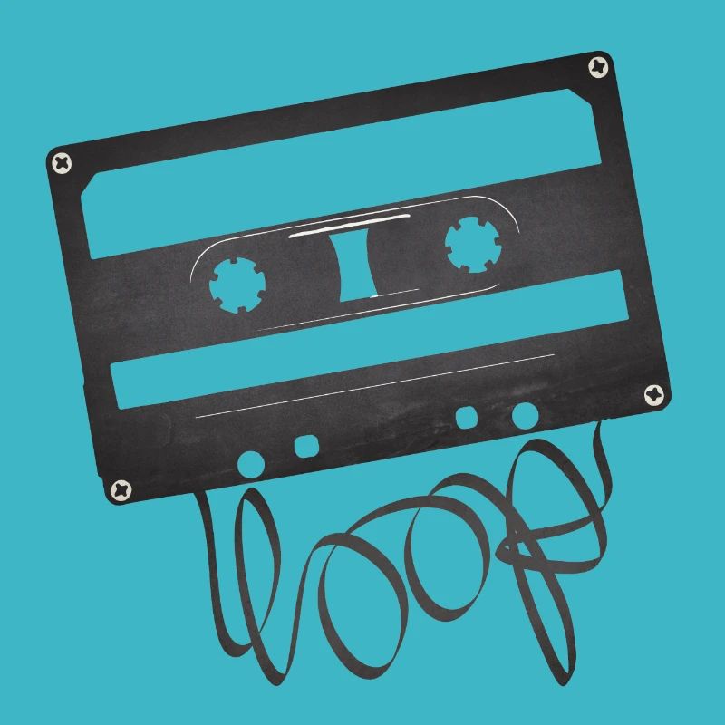 Audio cassette loop