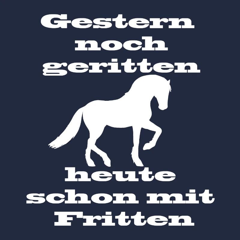 Reiten schwarzer Humor Pferdefleisch