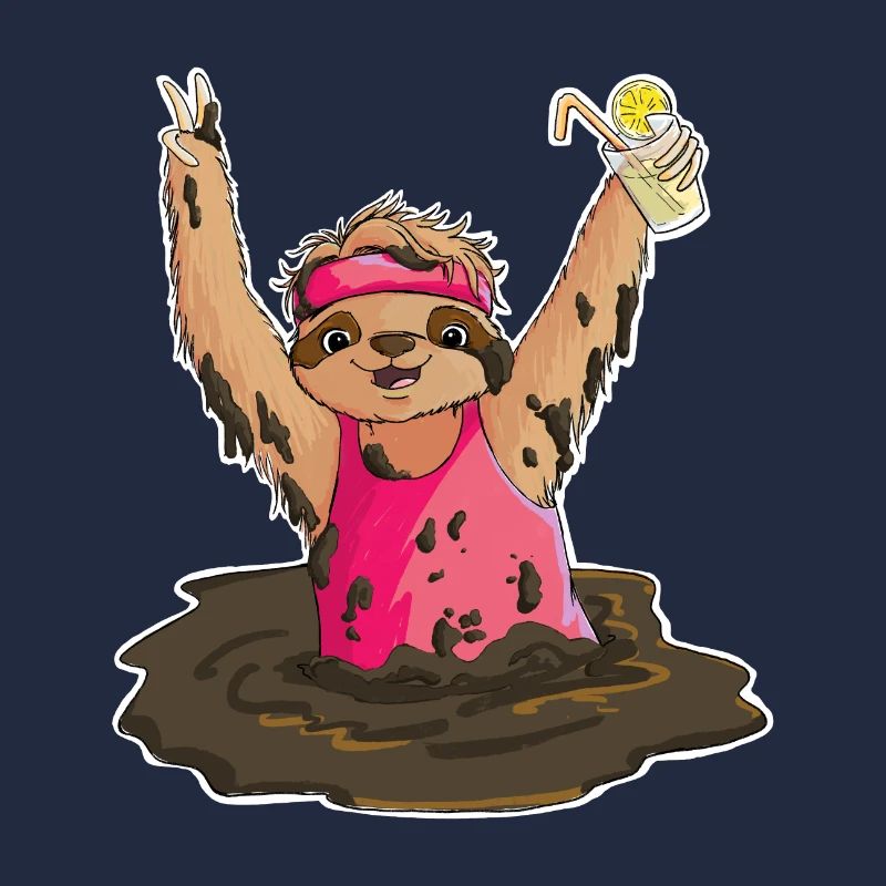 Mud Run Faultier