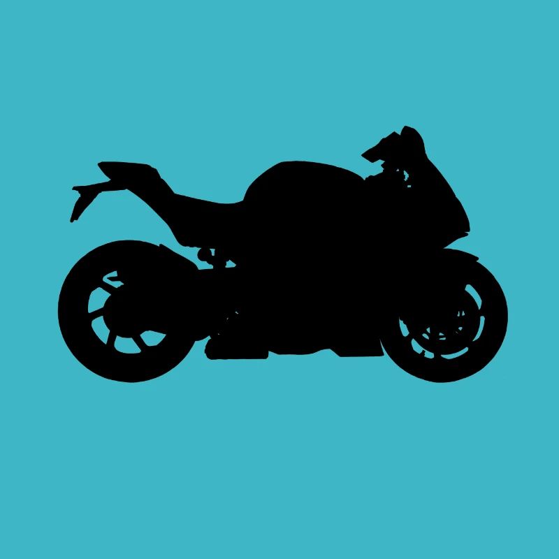 Simple Motorcycle! Black