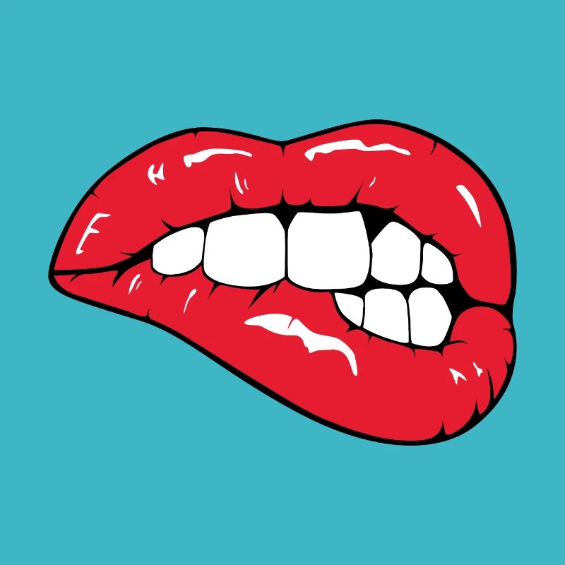 rote Lippen