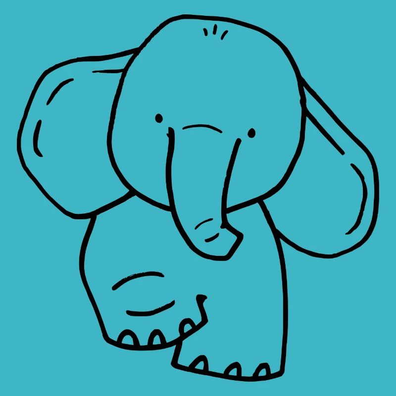 éléphant mignon