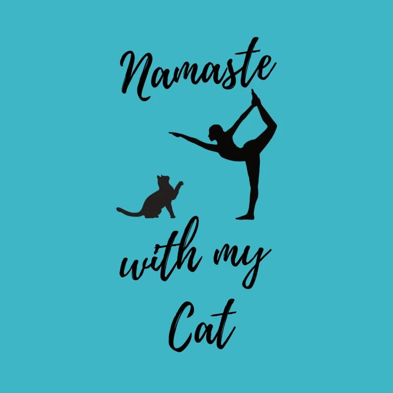 Namaste with my Cat